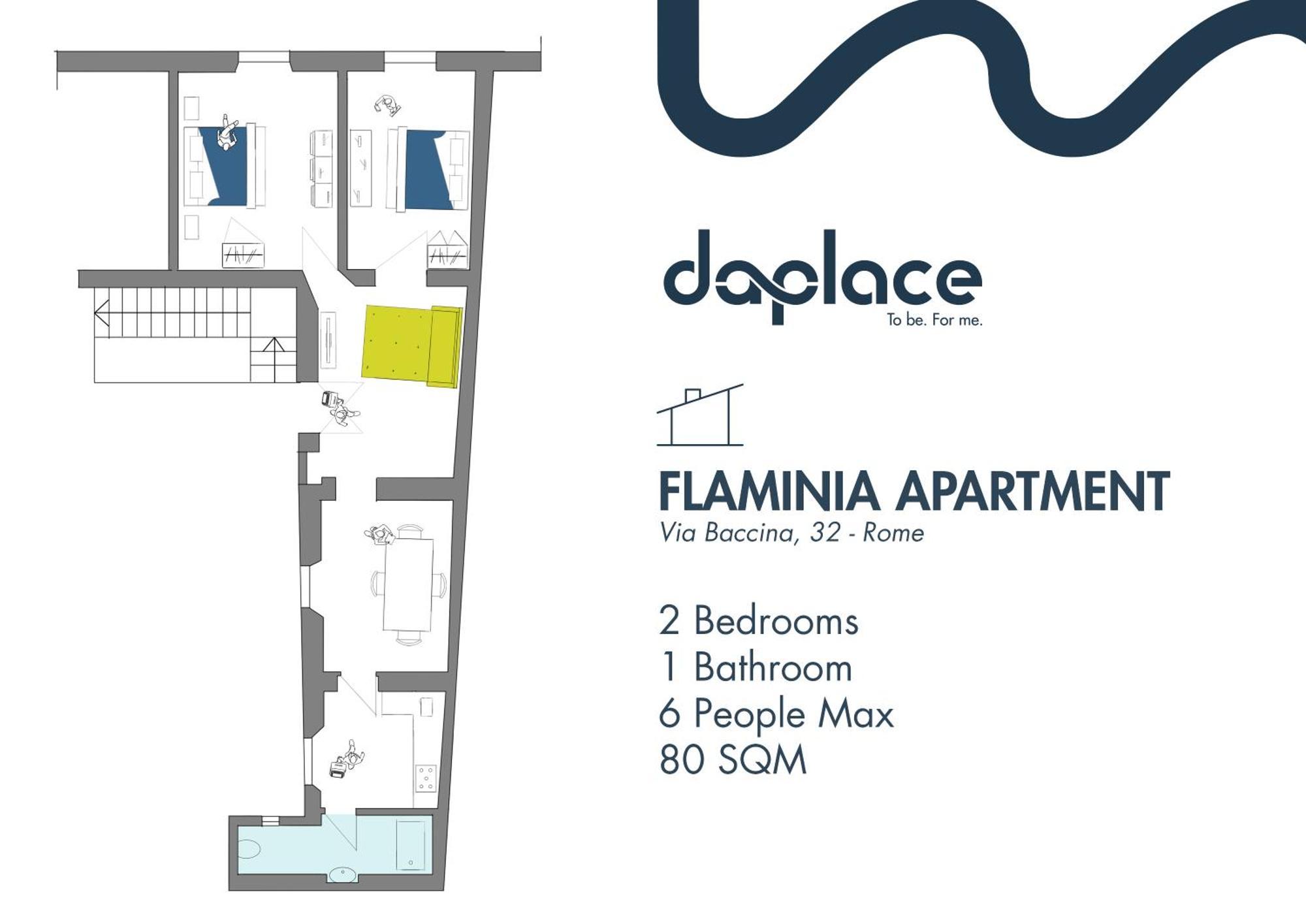 Daplace - Flaminia Apartment 로마 외부 사진